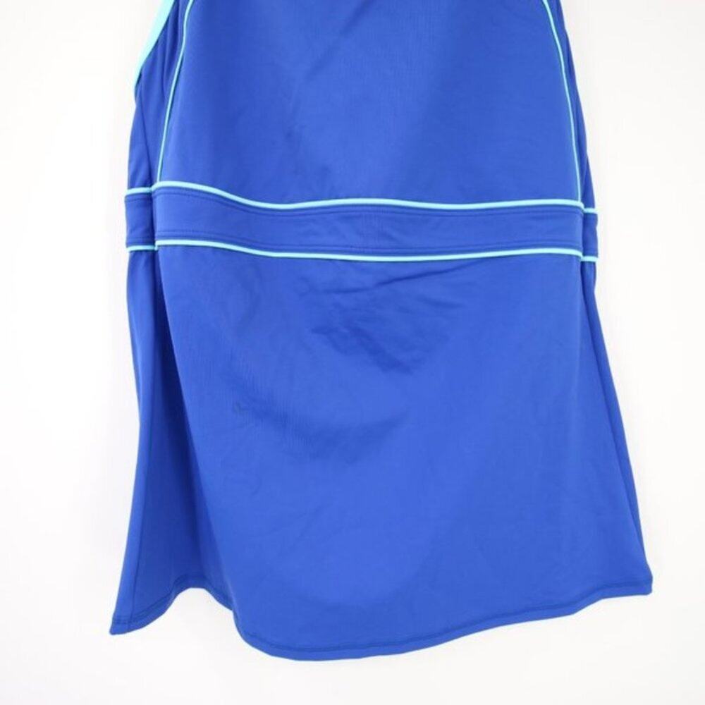 Lands End Swim Top Tankini Size 8 Blue Racerback New without Tags - Picture 3 of 7